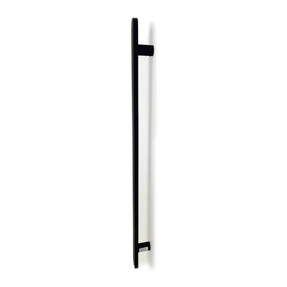 Radiant Single Vertical FLAT Bar Heated Towel Rail 930mm Tall - Various Colour Finishes