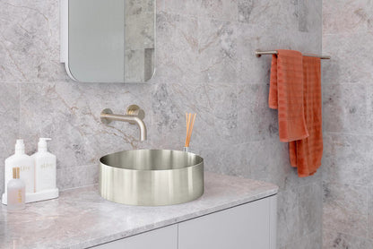 Meir Round Steel Bathroom Basin 380 X 110 - Various Colour Finishes