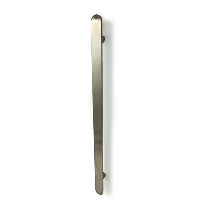 Radiant Flat Bar Vertical Towel Rail - Brushed Nickel
