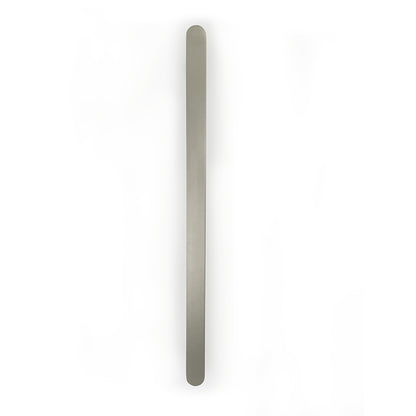 Radiant Single Vertical FLAT Bar Heated Towel Rail 930mm Tall - Various Colour Finishes