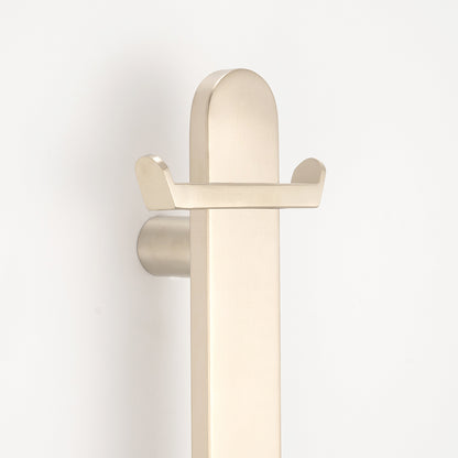 Radiant Vertical FLAT Bar Towel Rail - Multiple Bar and Hook Kits in Various Colours