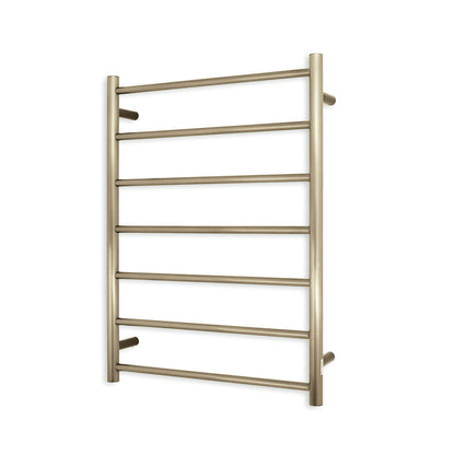 Radiant Heated Towel Rail (RTR01) 600mm x 800mm - 7 Round Bars - Multiple Colour Finishes