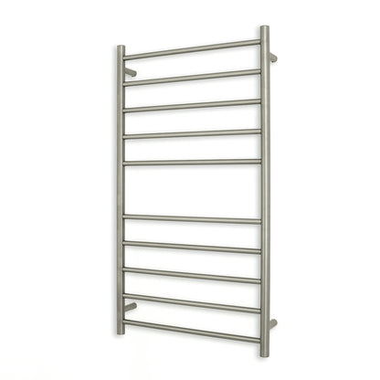 Radiant Heated Towel Rail (RTR02) 600mm x 1100mm 10 Round Bars - Multiple Colour Finishes