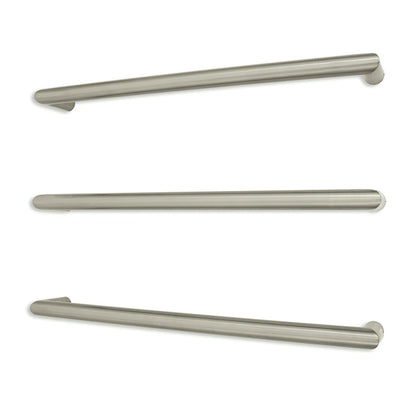 Radiant Single Round Bar NON-HEATED Towel Rails (NH-SBRTR) - Various Widths and Colour Finishes