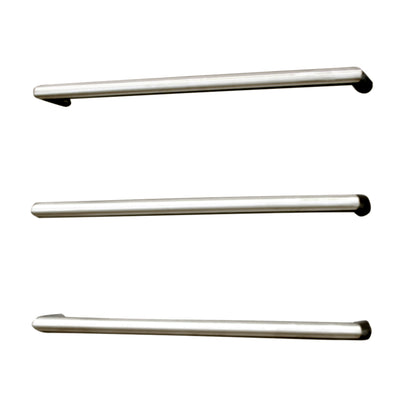 Radiant Single Round Bar NON-HEATED Towel Rails (NH-SBRTR) - Various Widths and Colour Finishes