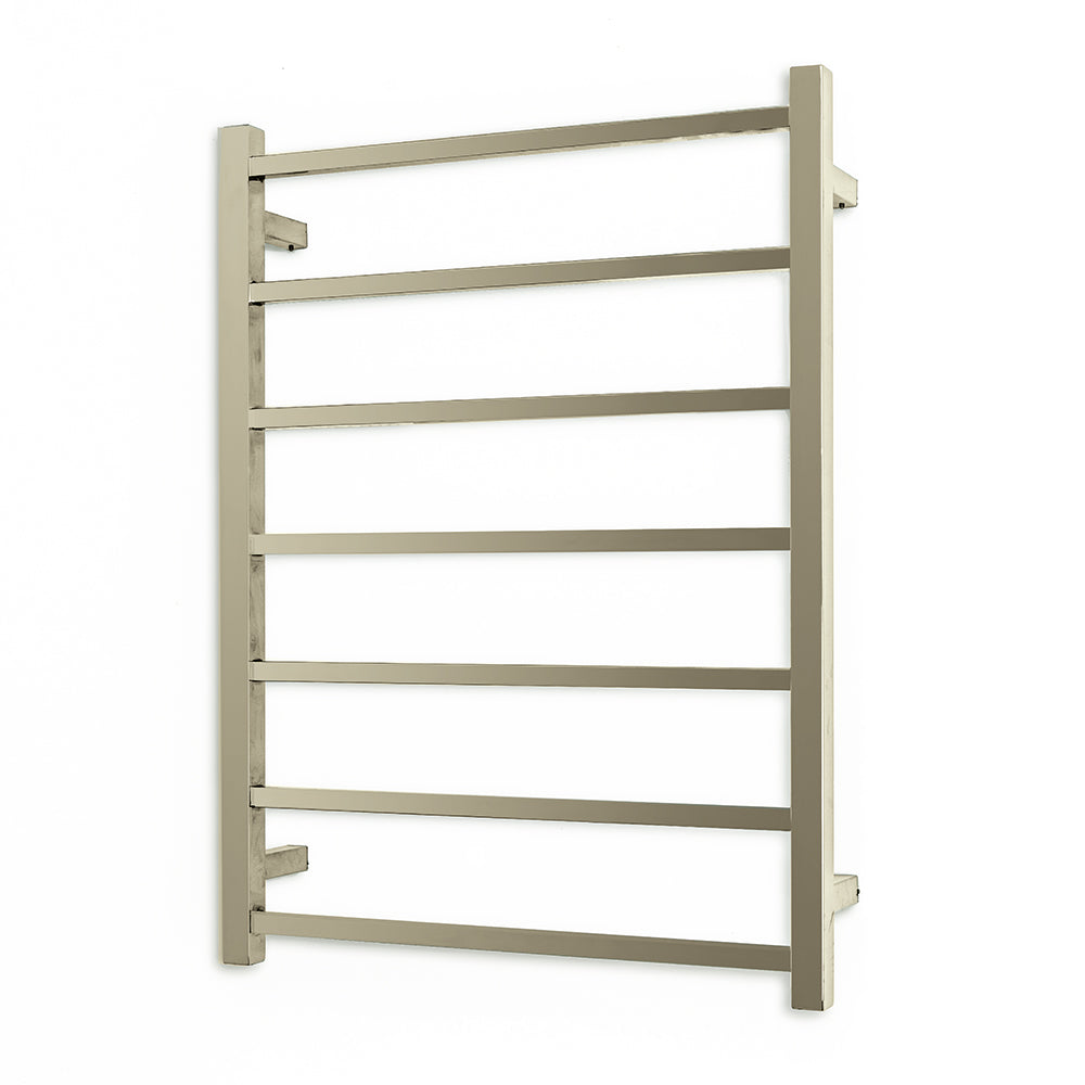 Radiant Heated Towel Rail (STR01) 600mm x 800mm - 7 Square Bars - Multiple Colour Finishes