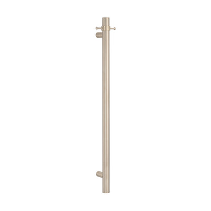 Radiant Vertical ROUND Bar Towel Rail - Multiple Bar and Hook Kits in Various Colours
