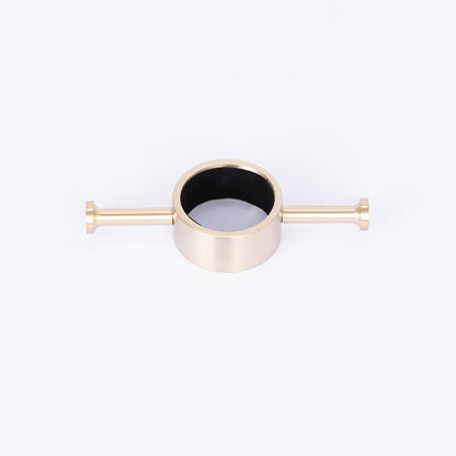 Radiant Vertical ROUND Bar Towel Rail - Multiple Bar and Hook Kits in Various Colours