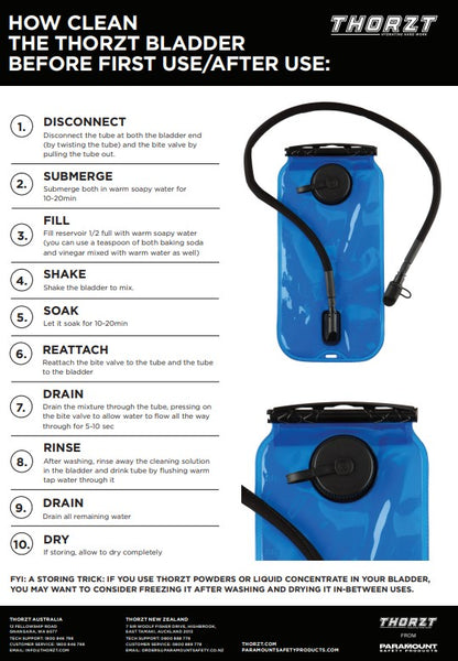 Thorzt Hydration Backpacks and replacement parts