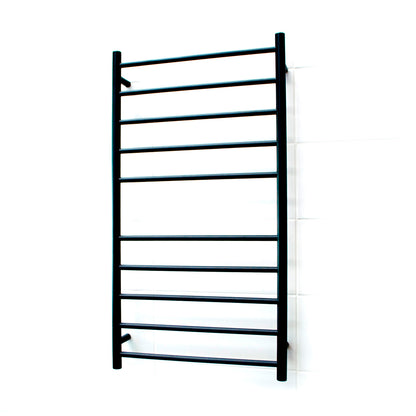 Radiant Heated Towel Rail (RTR02) 600mm x 1100mm 10 Round Bars - Multiple Colour Finishes
