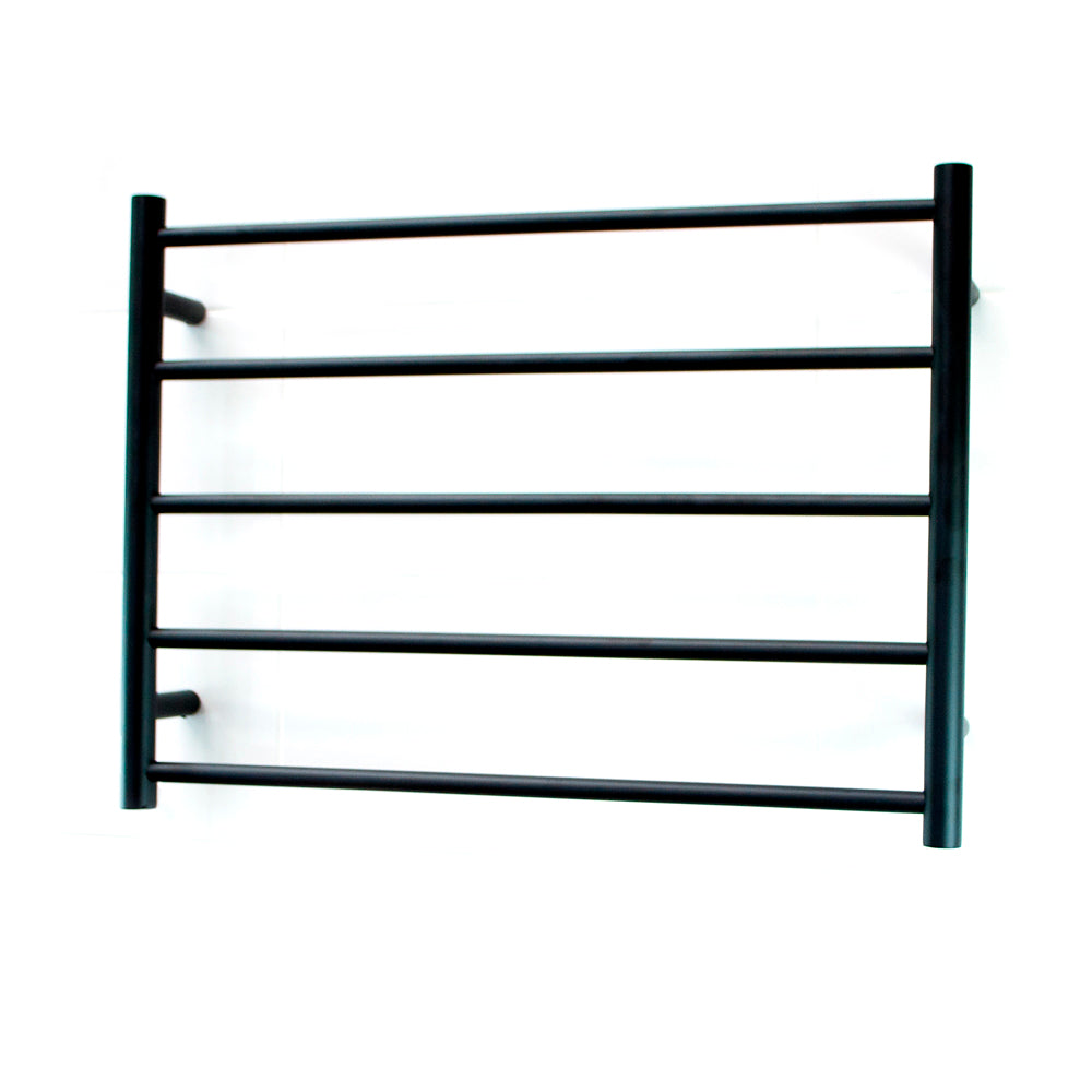 Radiant Heated Towel Rail (RTR03) 750mm x 550mm 5 Round bars - Multiple Colour Finishes