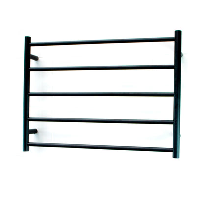 Radiant Heated Towel Rail (RTR03) 750mm x 550mm 5 Round bars - Multiple Colour Finishes