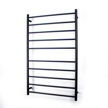 Radiant Heated Towel Rail (RTR04) 750mm x 1200mm - 10 Round Bars - Multiple Colour Finishes