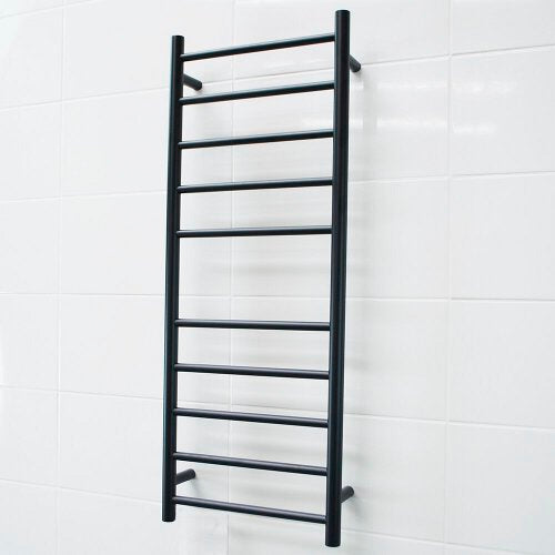 NON-Heated BLACK Towel Rail [BLTR430] 430 x 1100mm