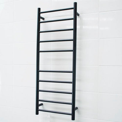 NON-Heated BLACK Towel Rail [BLTR430] 430 x 1100mm