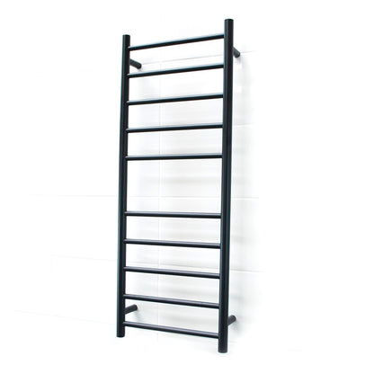 Radiant Heated Towel Rail (RTR430) 430mm x 1100mm - 10 Round Bars - Multiple Colour Finishes