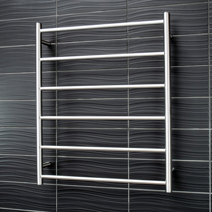 BRU-LTR01 BRUSHED SATIN 700 x 830mm Non Heated Towel Rail