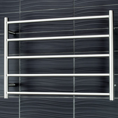 Radiant NON-Heated ROUND Bar Towel Rails (LTR03) 550mm Tall - Multiple Widths and Colour Finishes