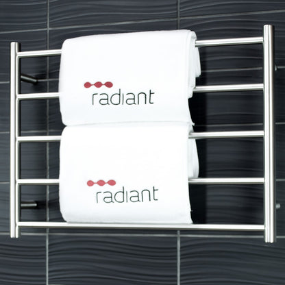Radiant NON-Heated ROUND Bar Towel Rails (LTR03) 550mm Tall - Multiple Widths and Colour Finishes