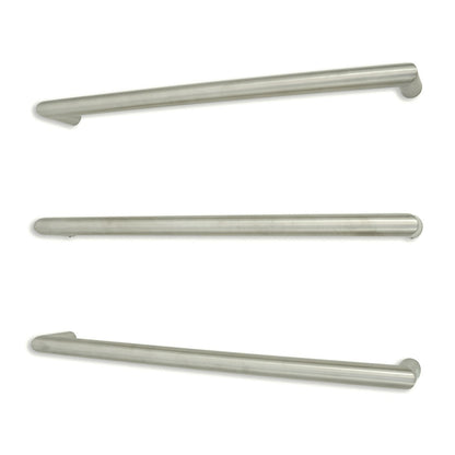Radiant Single Round Bar NON-HEATED Towel Rails (NH-SBRTR) - Various Widths and Colour Finishes