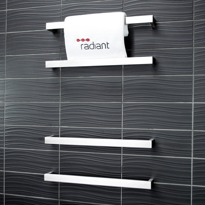 4 x Single Square Bar - Brushed Satin