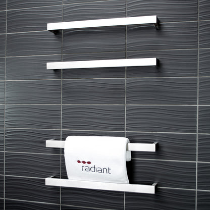 4 x Single Square Bar - Brushed Satin