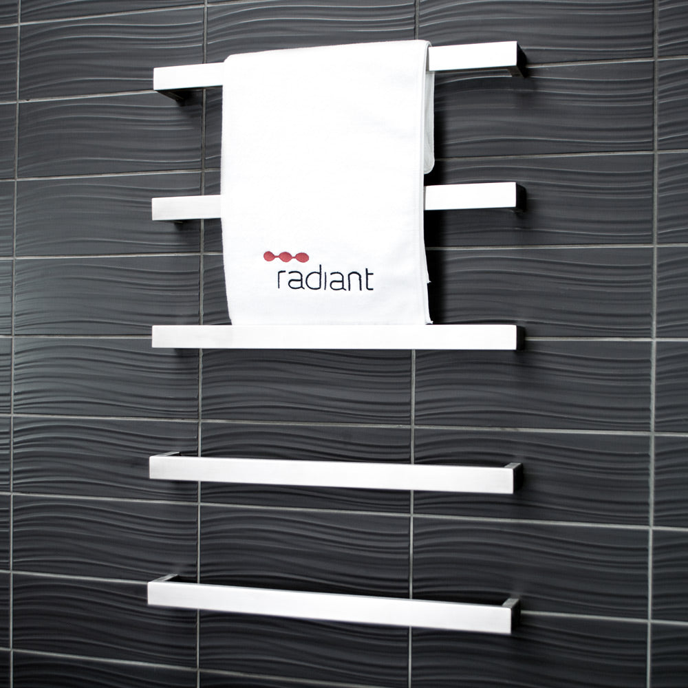 5 x Single Square Bar - Brushed Satin