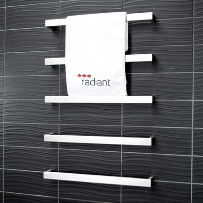 5 x Single Square Bar - Brushed Satin