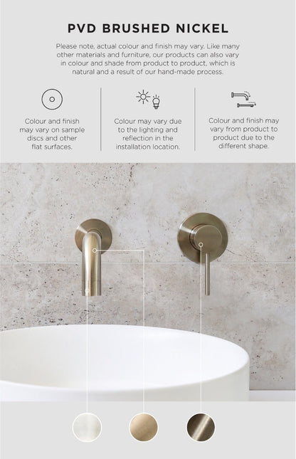 Meir Round Basin Mixer Tap with Curved Spout - Various Colour Finishes