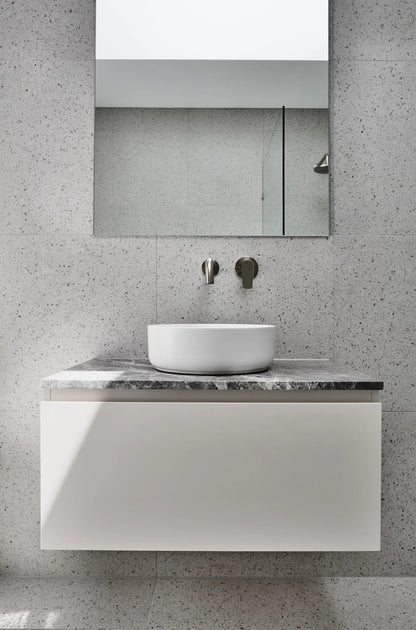 Meir Paddle Handle Round Wall Mixer - Finish Trim Kit - Various Colour Finishes