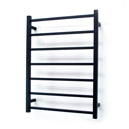 Heated Towel Rail BSTR01 BLACK Square Bar 600 x 800mm
