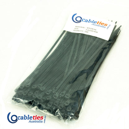 BLACK Nylon Cable Ties