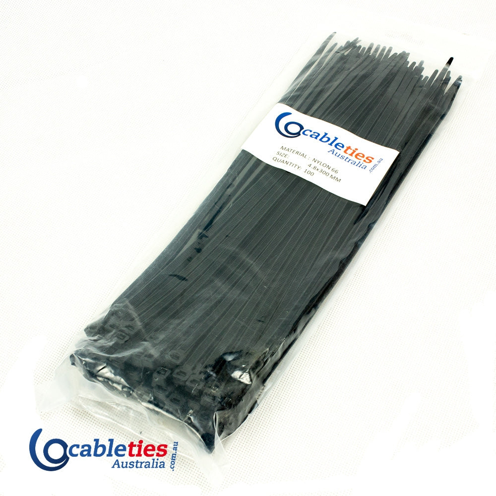 BLACK Nylon Cable Ties