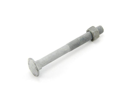 Cup Head Galvanised Carriage Bolt and Nut Metric Diameter x Length in Various Box Quantities