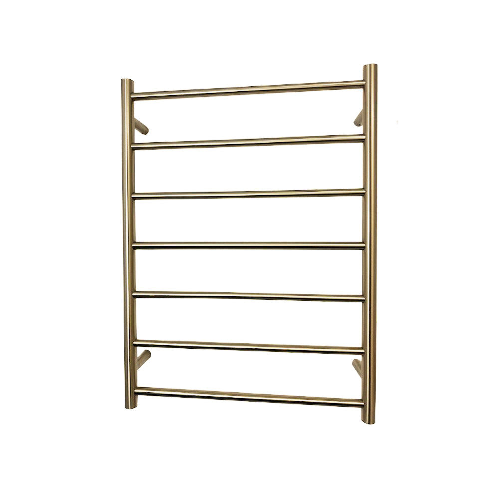 Radiant Heated Towel Rail (RTR01) 600mm x 800mm - 7 Round Bars - Multiple Colour Finishes