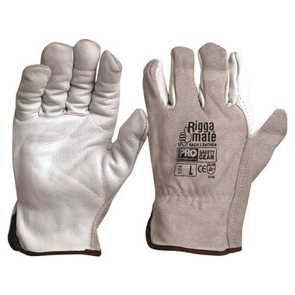 Pro Choice Riggamate Cowgrain Gloves - 6 Size Options