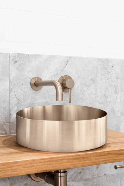 Meir Round Steel Bathroom Basin 380 X 110 - Various Colour Finishes