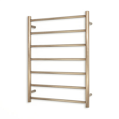 Radiant Heated Towel Rail (RTR01) 600mm x 800mm - 7 Round Bars - Multiple Colour Finishes