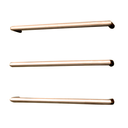 Radiant Single Round Bar NON-HEATED Towel Rails (NH-SBRTR) - Various Widths and Colour Finishes