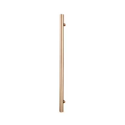 Radiant Single Vertical ROUND Bar Heated Towel Rail 950mm Tall - Various Colour Finishes