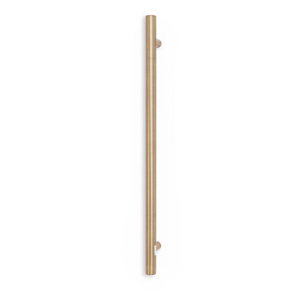 Radiant Single Vertical ROUND Bar NON-HEATED Towel Rail 950mm Tall - Various Colour Finishes