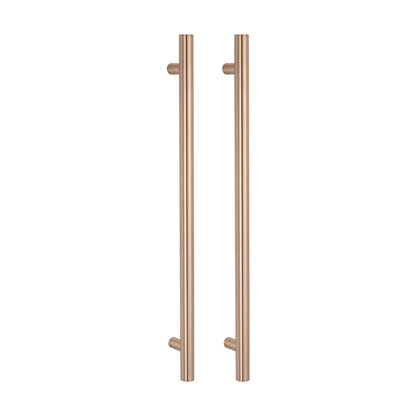 Radiant Vertical ROUND Bar Towel Rail - Multiple Bar and Hook Kits in Various Colours