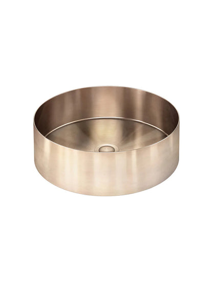 Meir Round Steel Bathroom Basin 380 X 110 - Various Colour Finishes