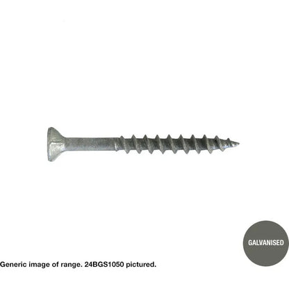Macsim Chipboard Screws (Square Drive) Galvanised - Various Sizes & Quantities