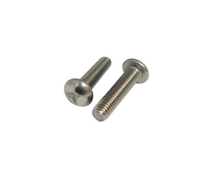 Clutch Head Machine Screws Box of 100 - 304 SS and Zinc in Various Gauges and Lengths
