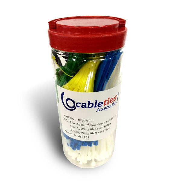Coloured Nylon Cable Ties