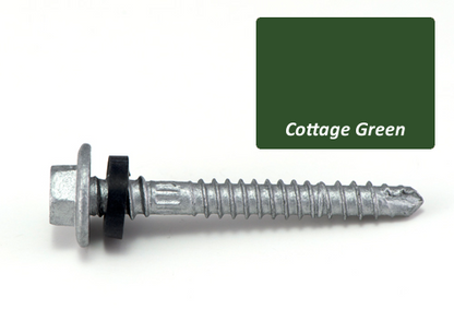 Cottage Green Roofing Screw 12G x 50mm