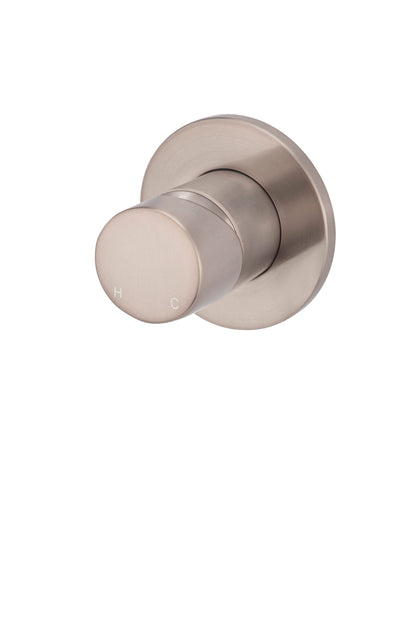 Meir Pinless Handle Round Wall Mixer - Finish Trim Kit - Various Colour Finishes