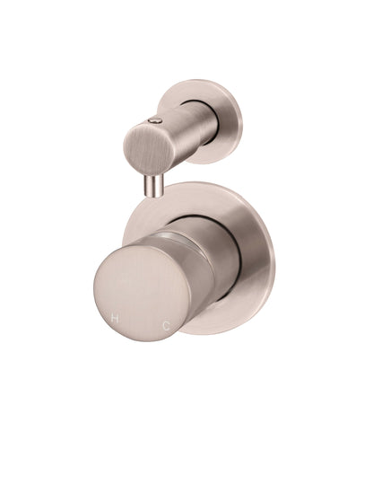 Meir Pinless Handle Round Diverter Mixer - Finish Trim Kit - Various Colour Finishes