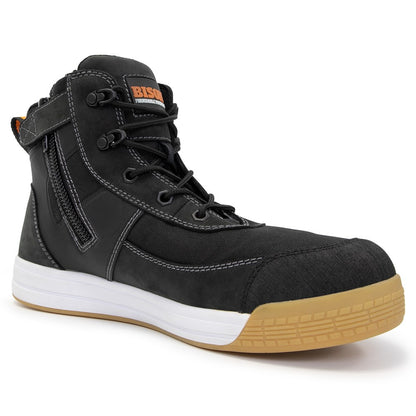 Dune Low Cut Zip Side Lace Up Safety Boot - Various Size Options